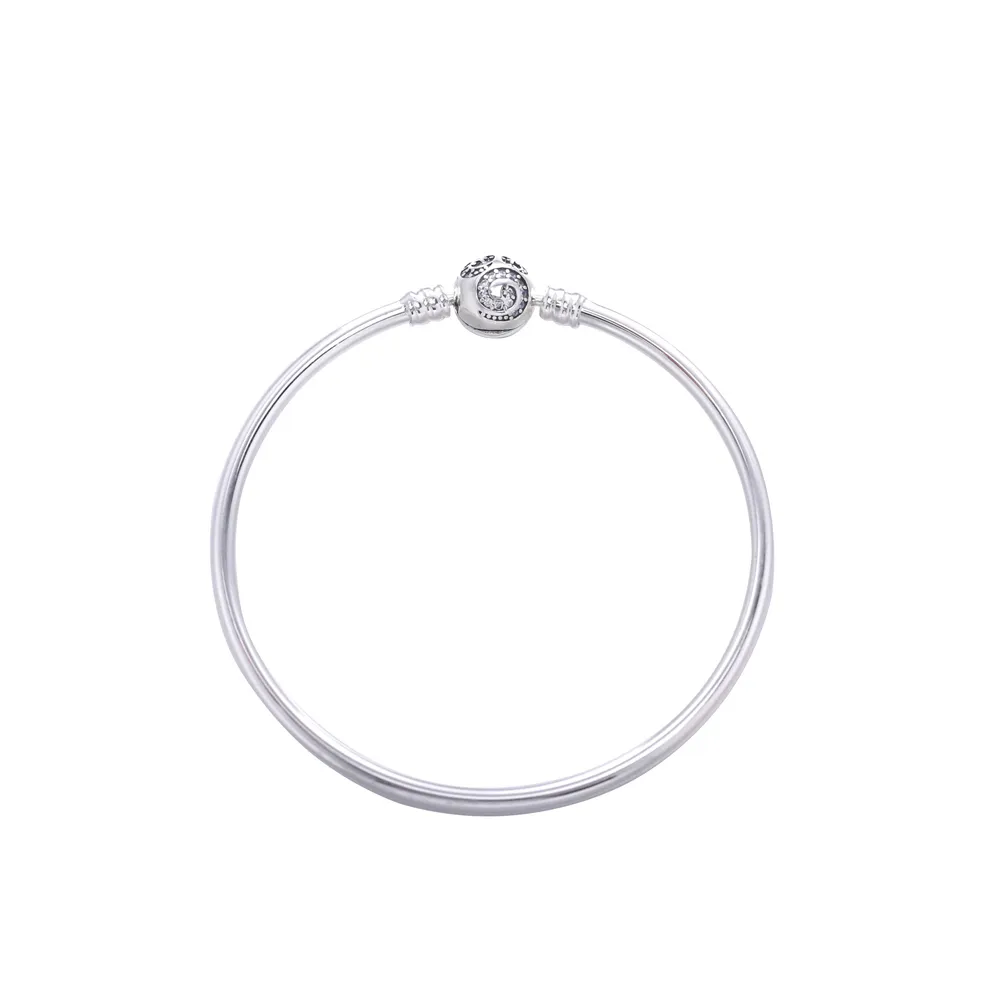 pandora armring i sølv med disneylås armbånd 7501055890733ms