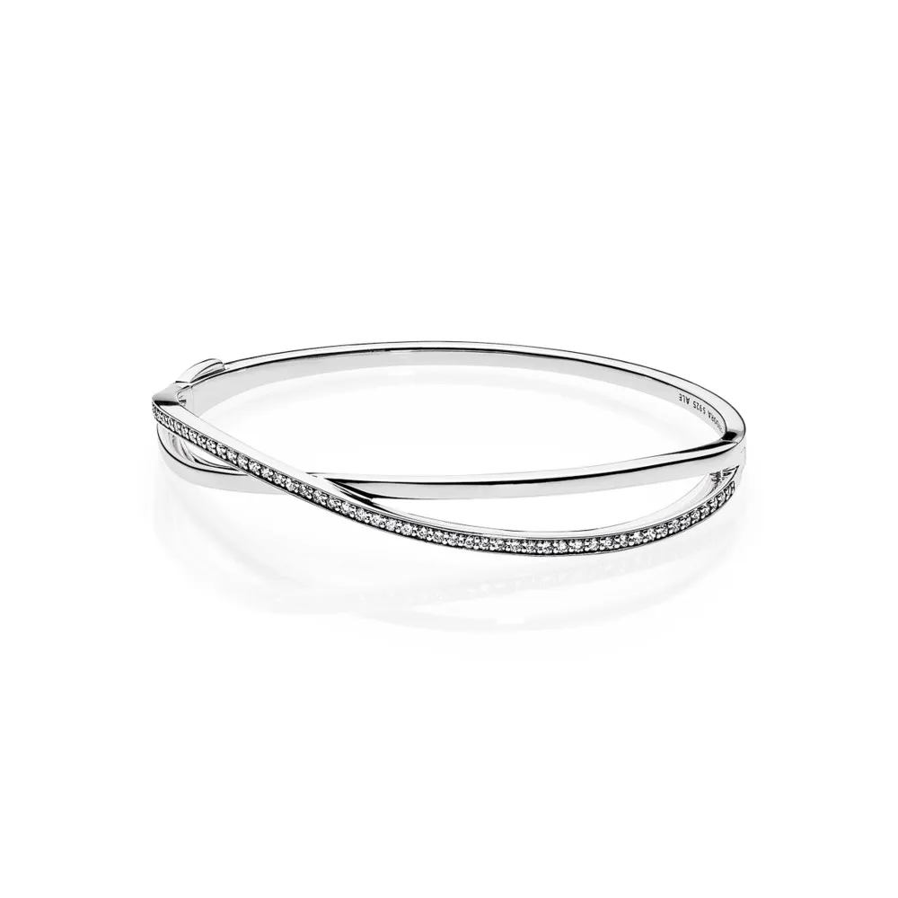 pandora entwined bangle 590533cz