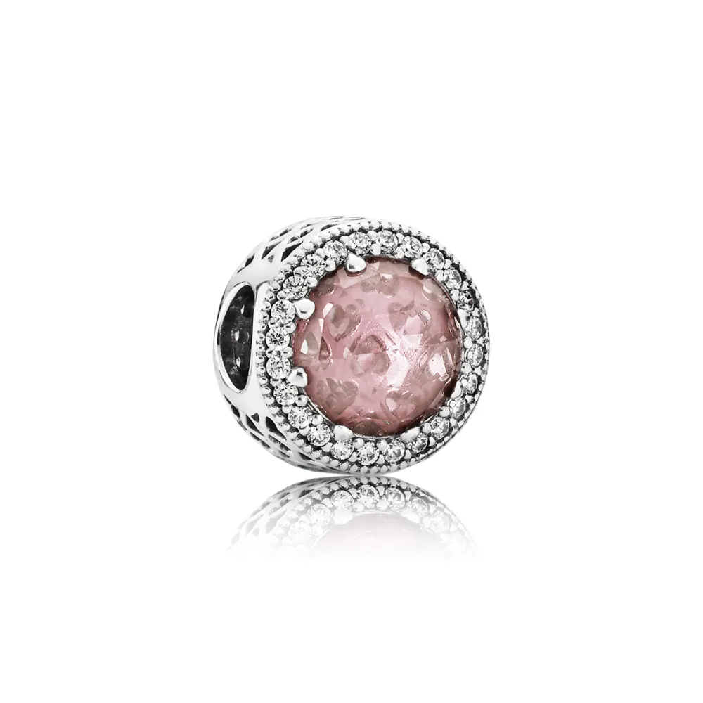 pandora blush pink radiant hearts charm 791725nbp
