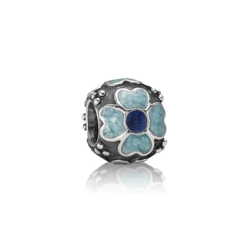 pandora blå prestekrage charm 790433eb