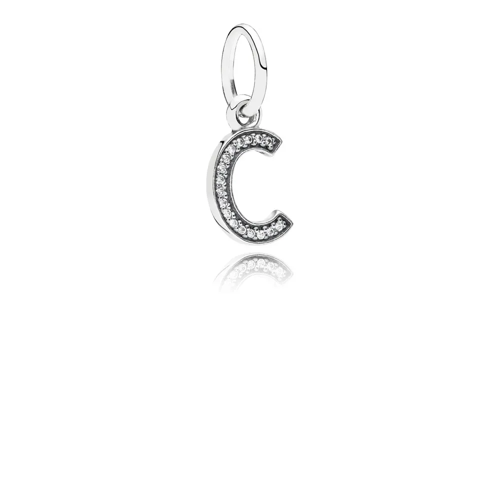 Pandora Bokstaven C, hengende charm - 791315CZ