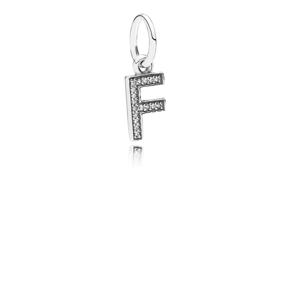 Pandora Bokstaven F, hengende charm - 791318CZ