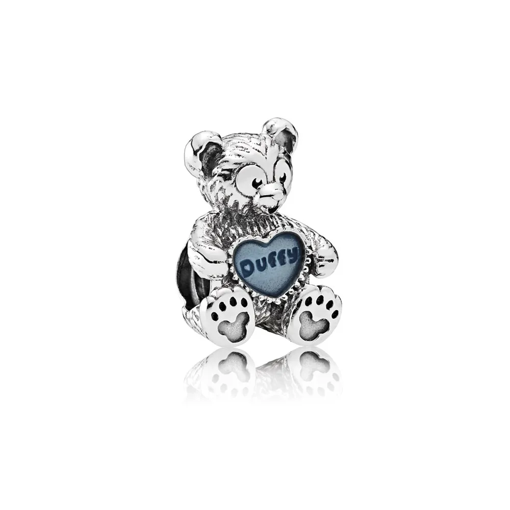 pandora disney duffy silver charm with blue enamel 792129en128