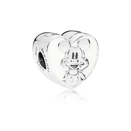 pandora disney vintage mikke mus hjerteformet klemmecharm 797169en12