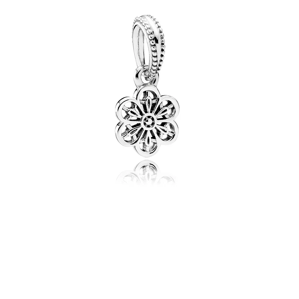 Pandora Floral tusenfryd blonder sølv dingle - 791835