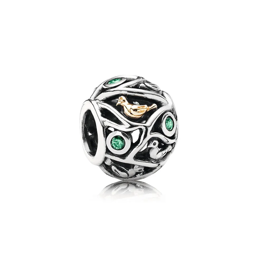 pandora fugler og grener charm 791213czn