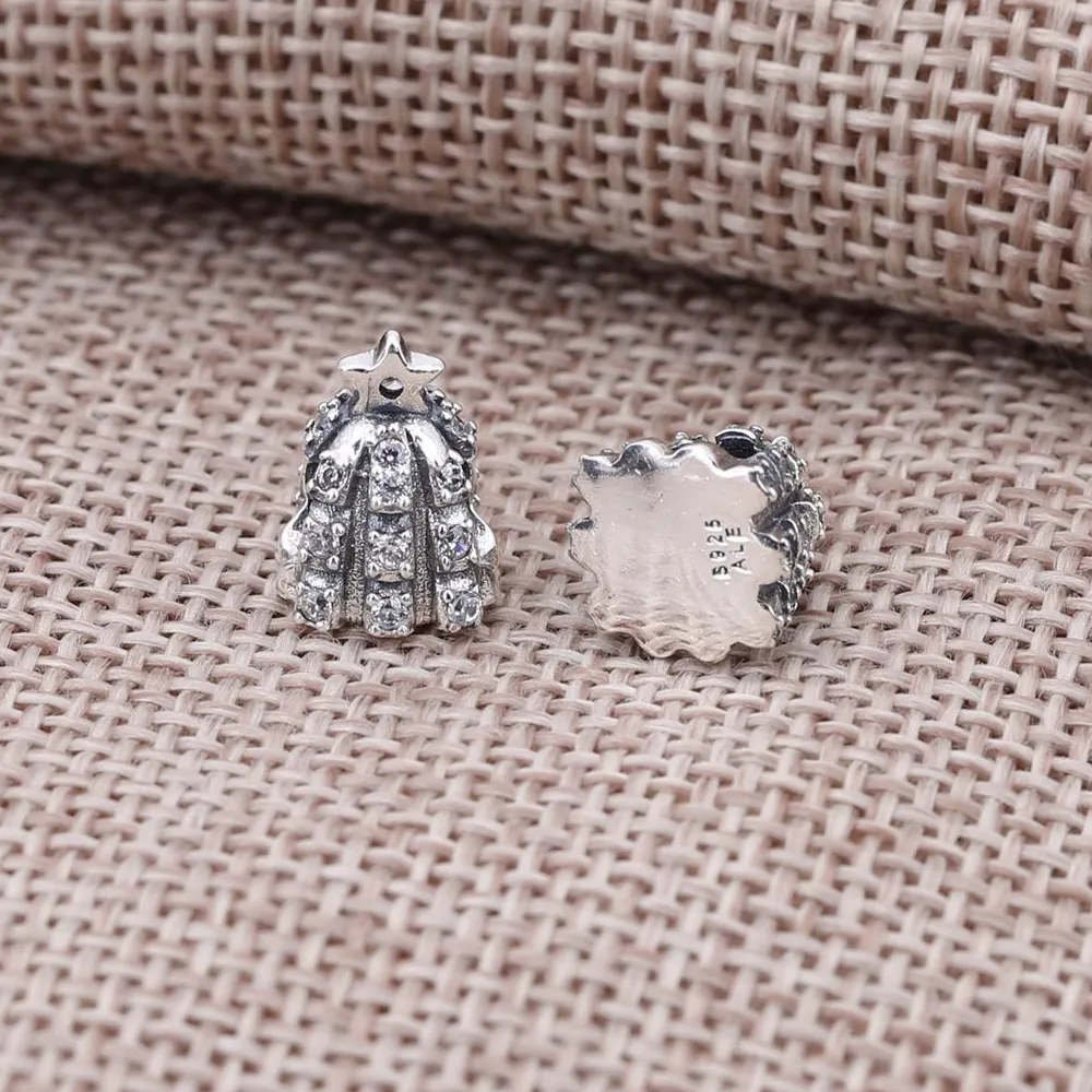 Pandora Glitrende juletre, charm - 791239CZ
