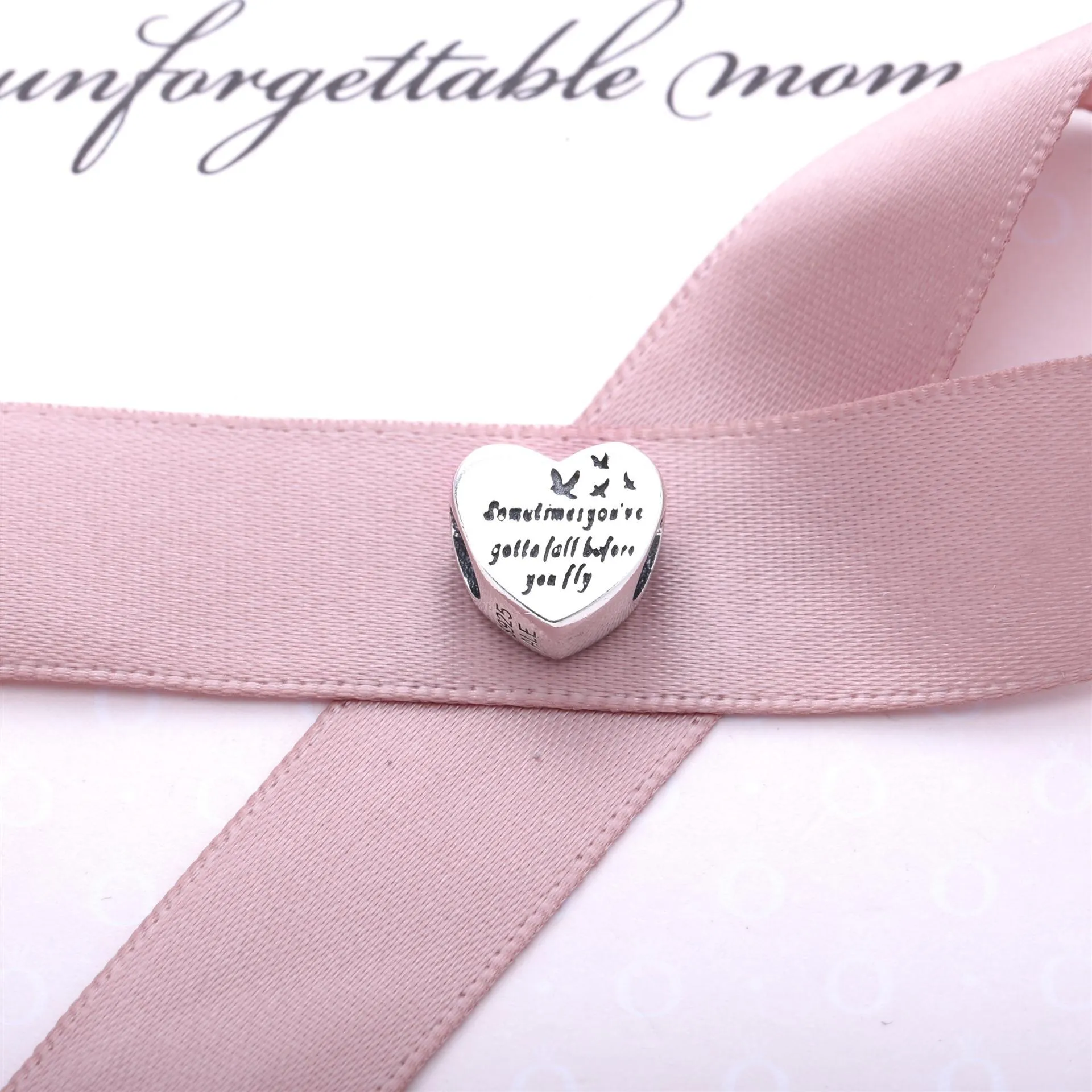 Pandora Heart silver charm - 791967