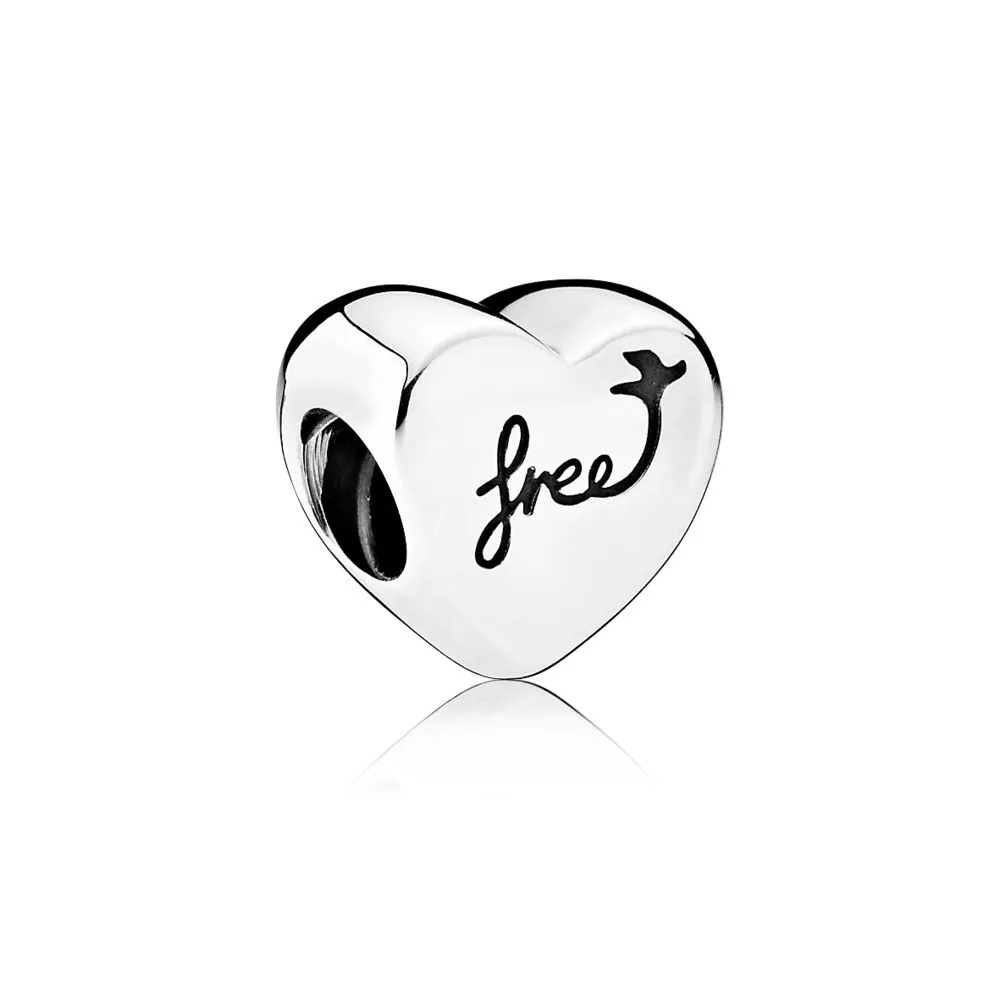 Pandora Heart silver charm - 791967