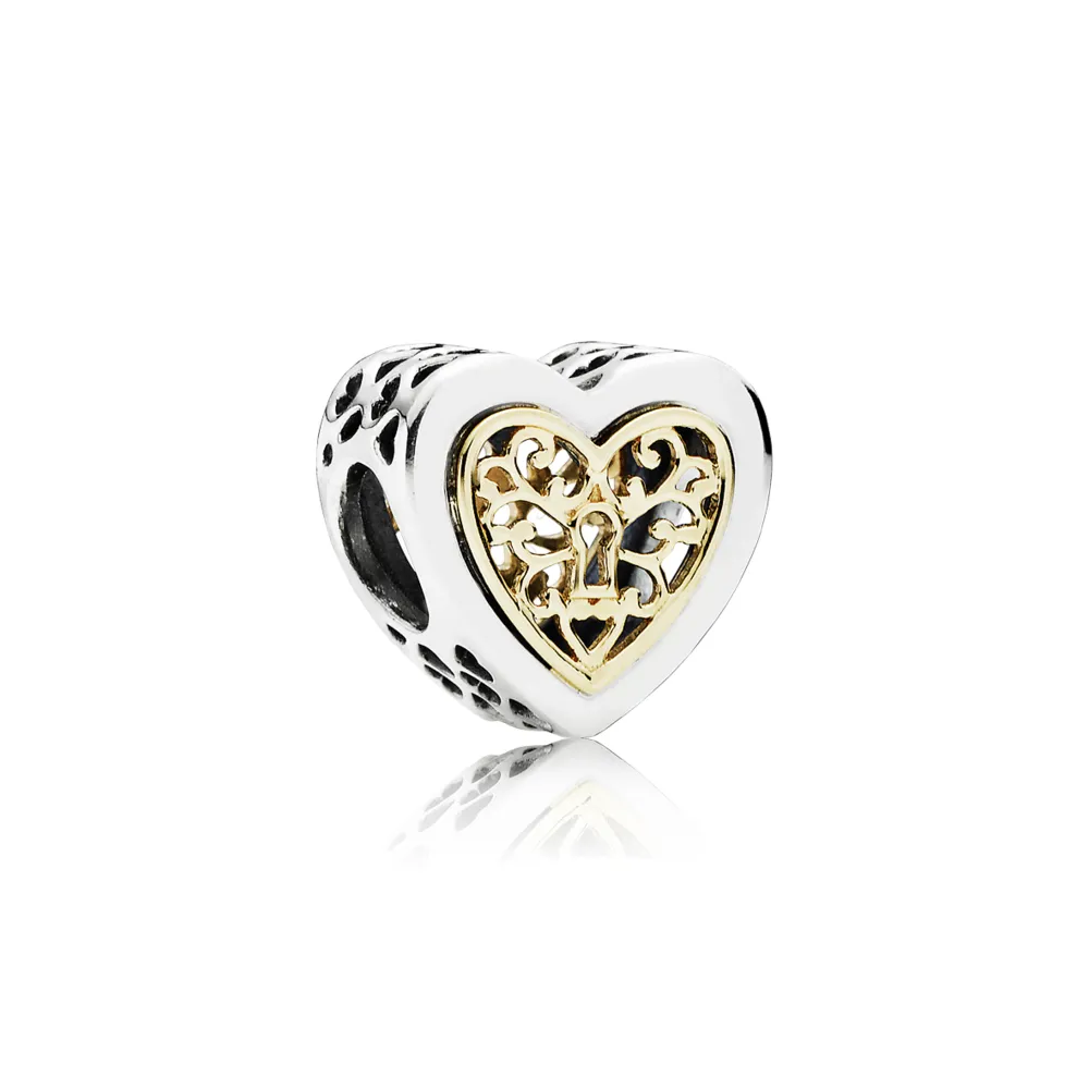 Pandora Locked Hearts Openwork Charm - 791740