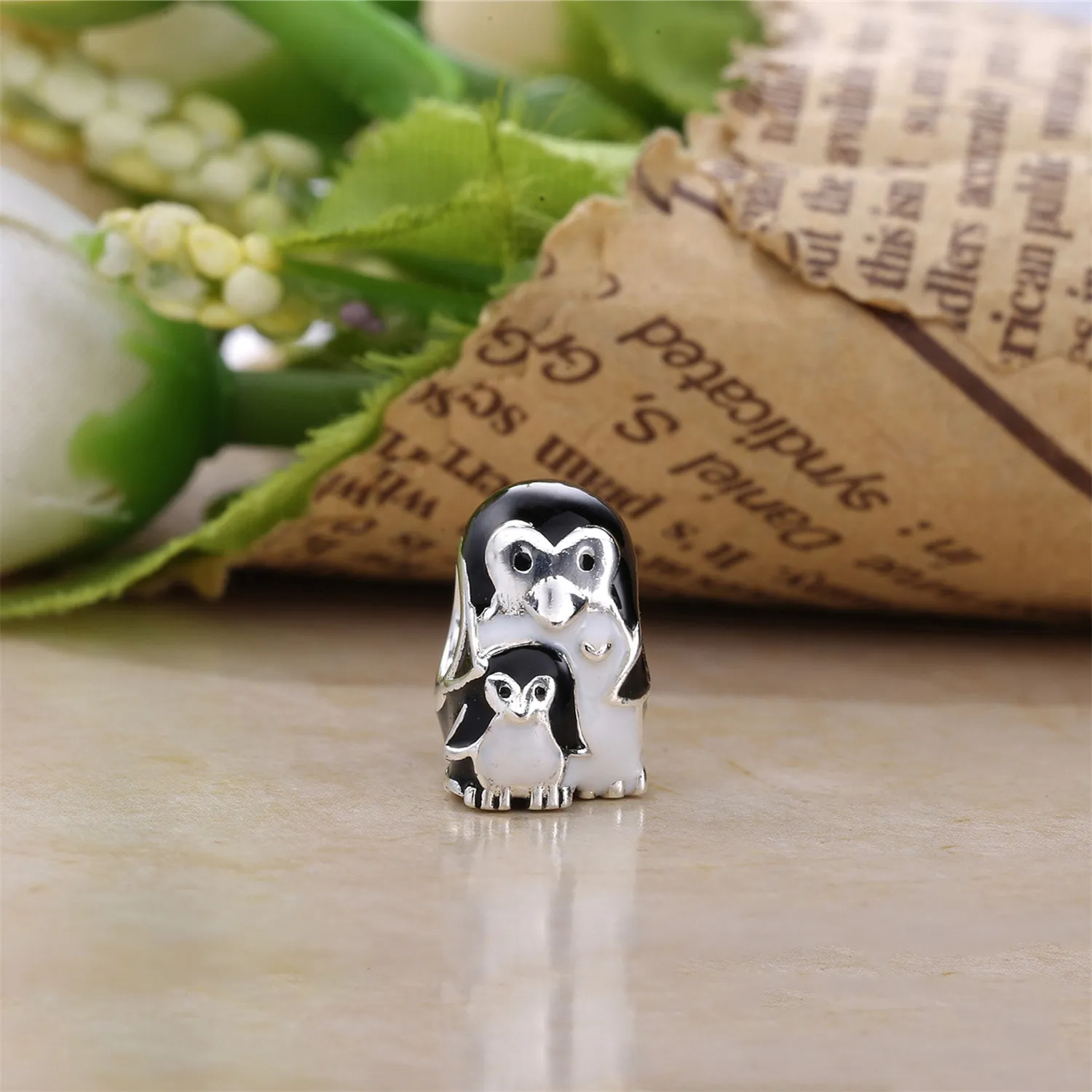 Pandora Pingvinfamilie, charm - 791404EN60