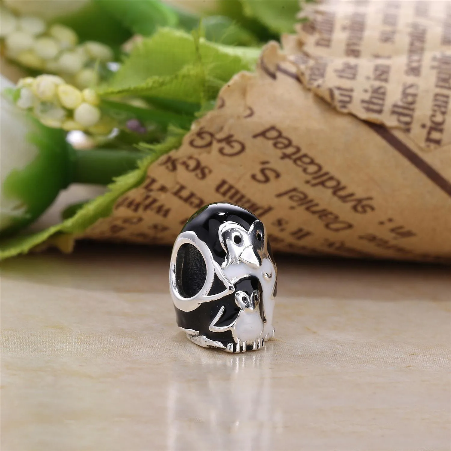 Pandora Pingvinfamilie, charm - 791404EN60