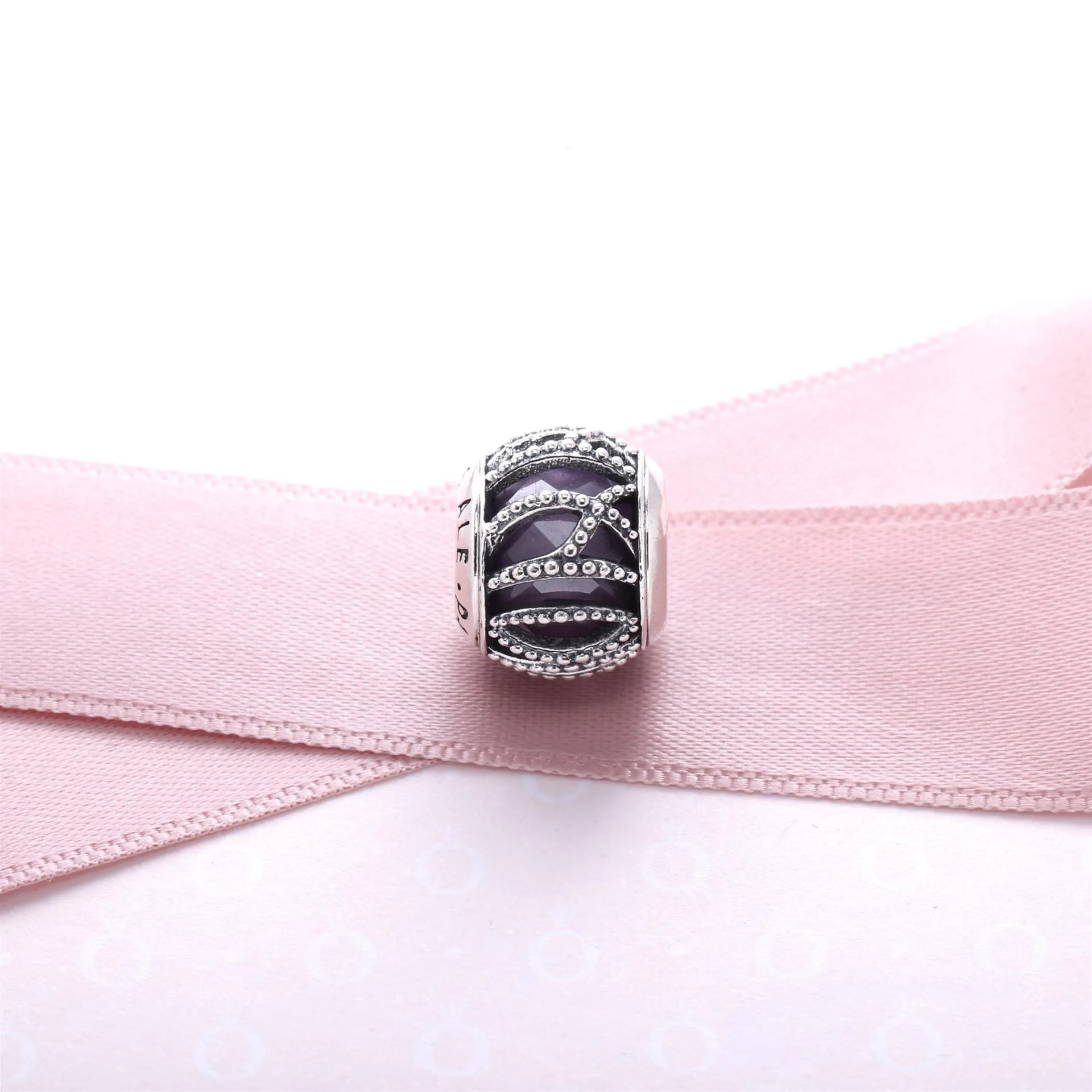 Pandora Purple Intertwining Radiance Charm - 791968ACZ