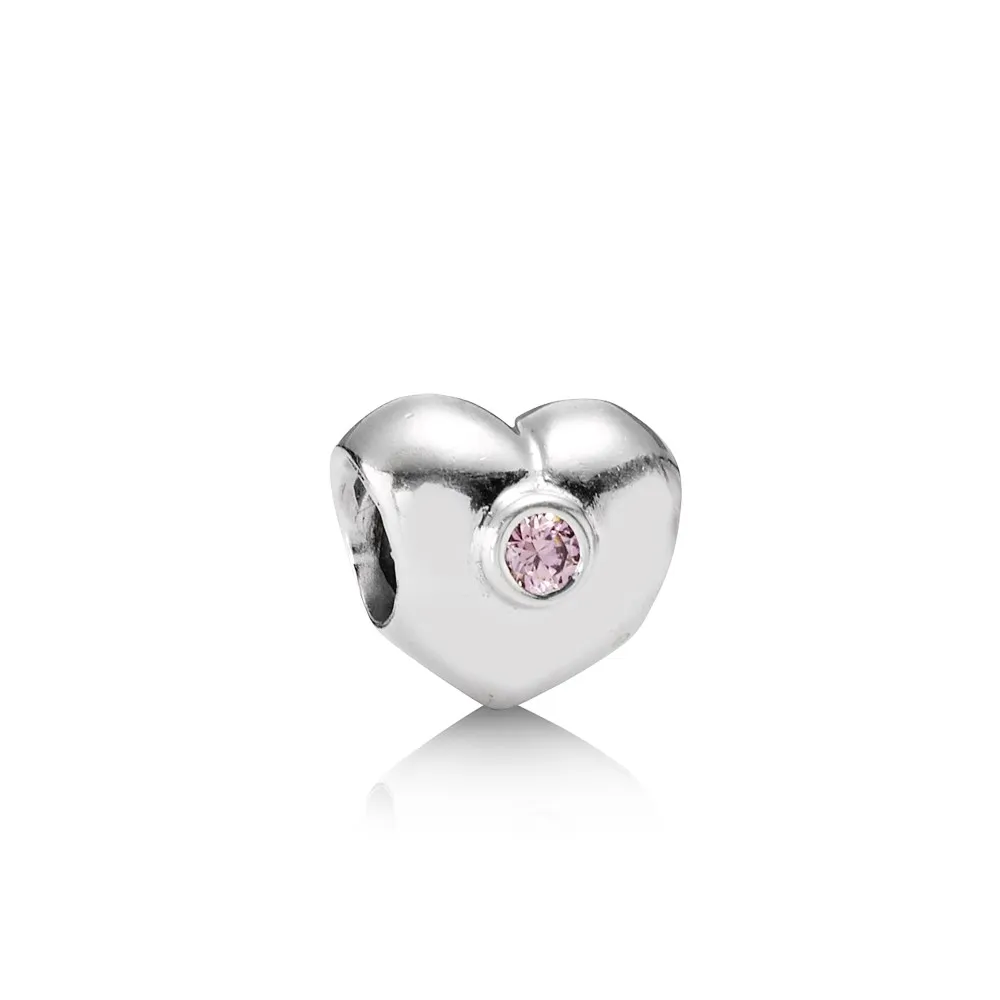 Pandora Rosa, glitrende hjerte, charm - 790134PCZ