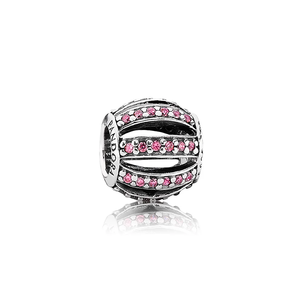 Pandora Rosa, vevd, pavé tømme, charm - 791115CZS