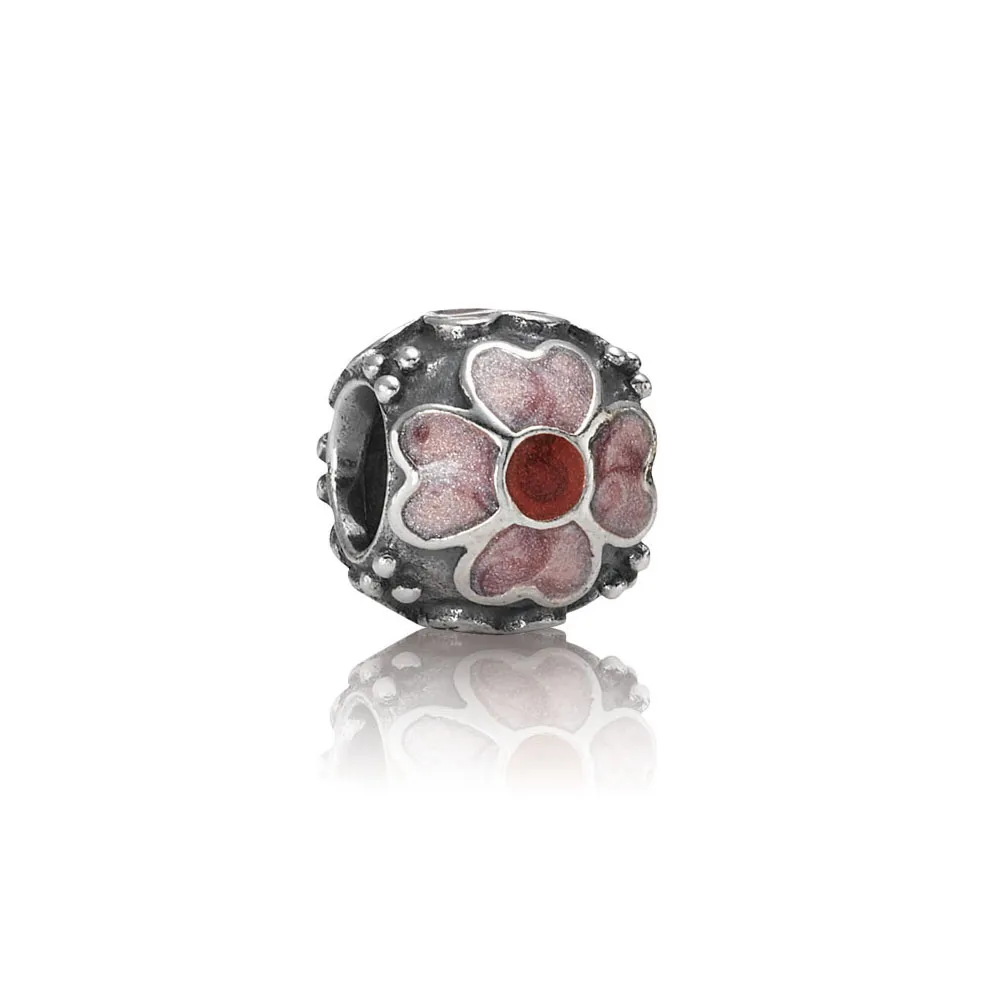 pandora rød prestekrage charm 790433er
