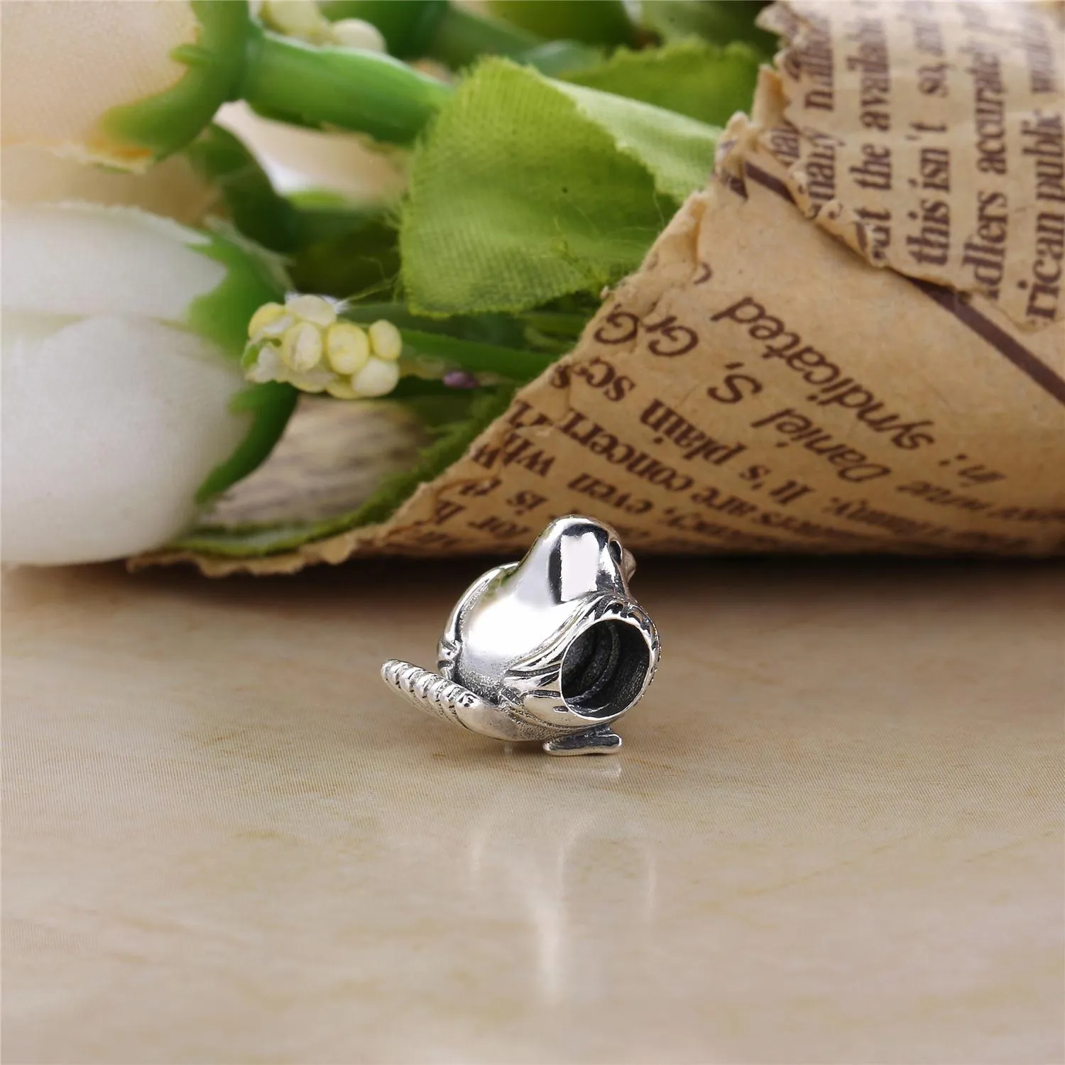 Pandora Rødspurv Charm - 791731CZR