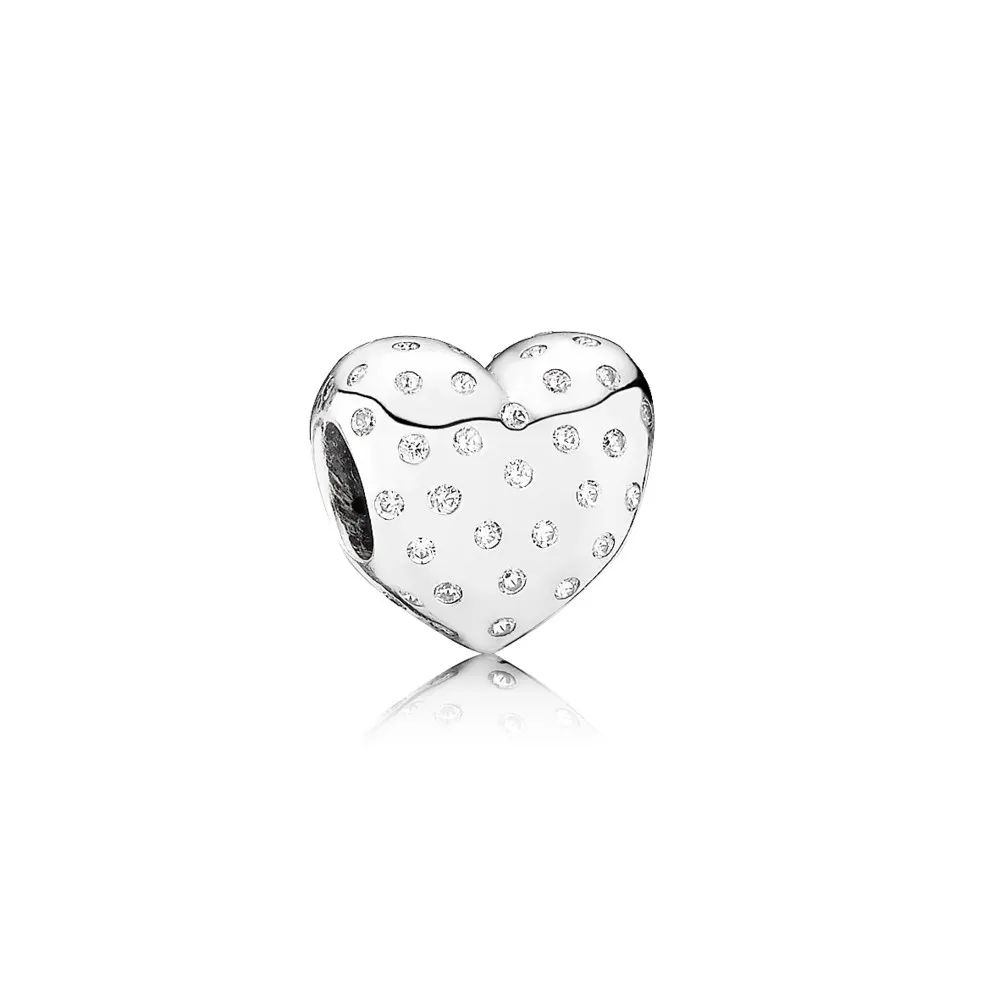 Pandora Shimmering Heart Charm - 791241CZ