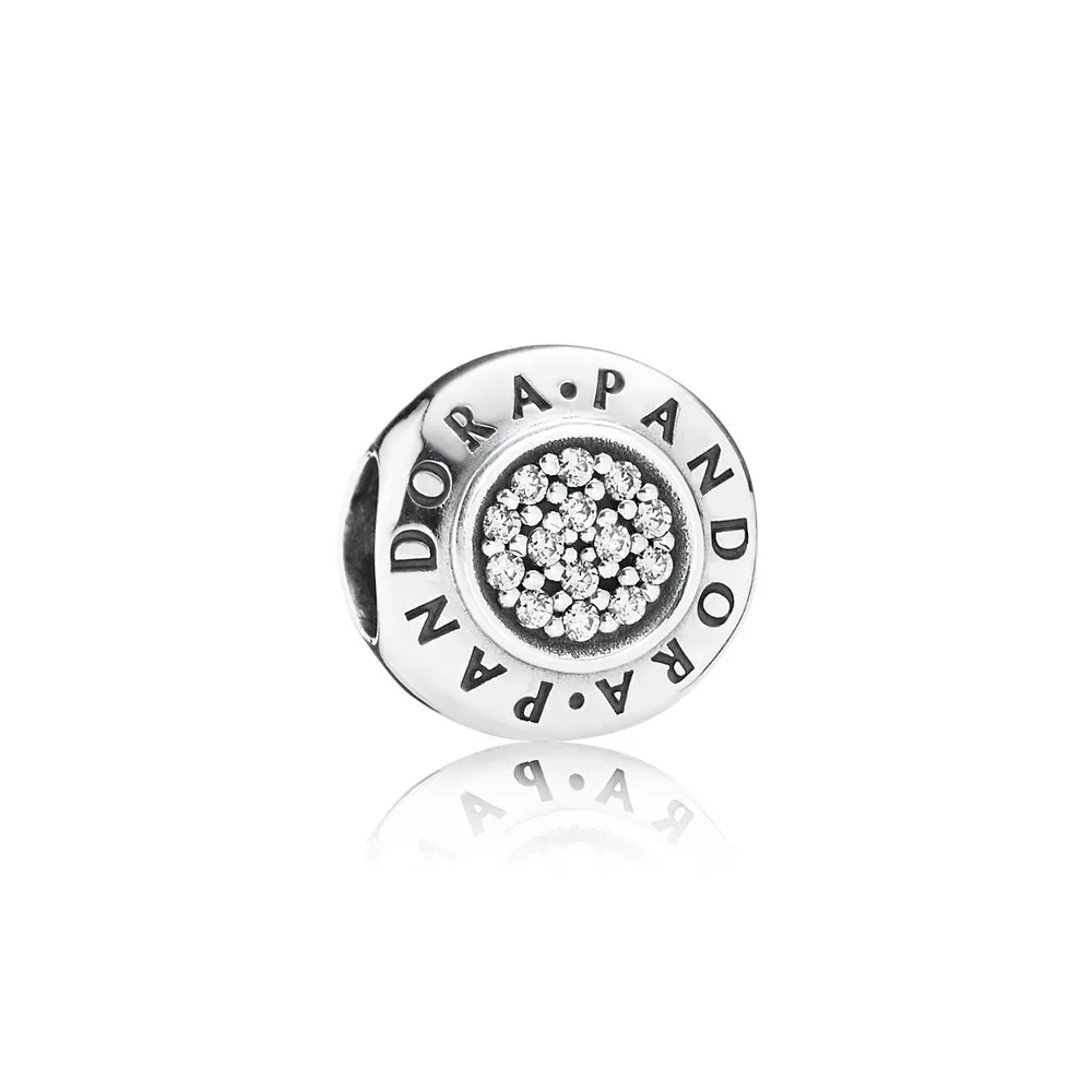 PANDORA signature charm - 791414CZ