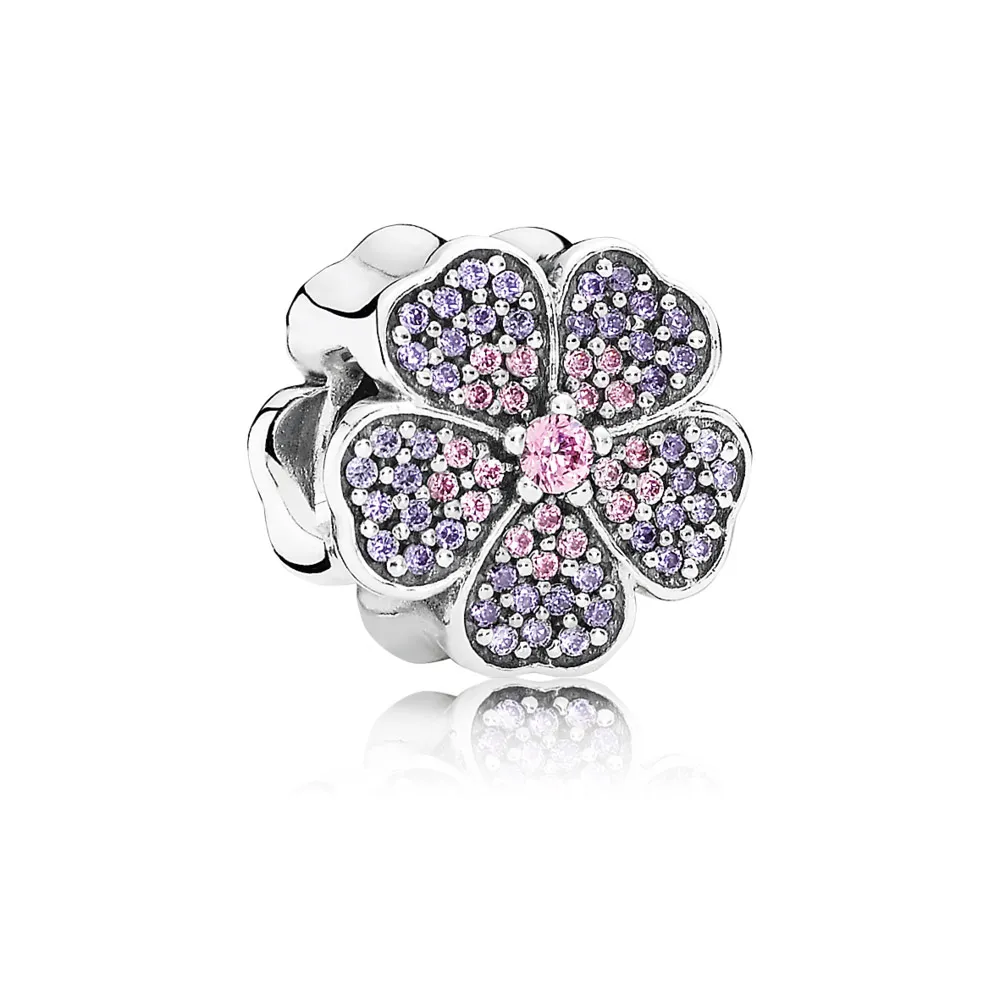 pandora sparkling primrose charm 791481pcz