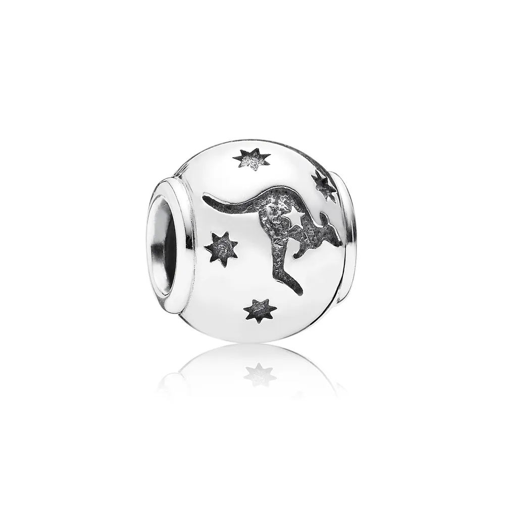Pandora Sørkors og kenguru, charm - 791301