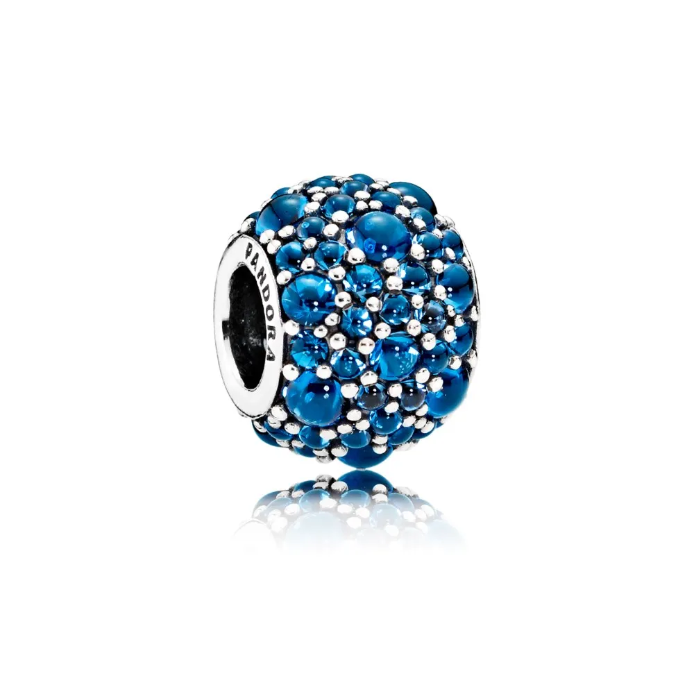 Pandora Vivid Blue Shimmering Droplets Charm - 791755NLB