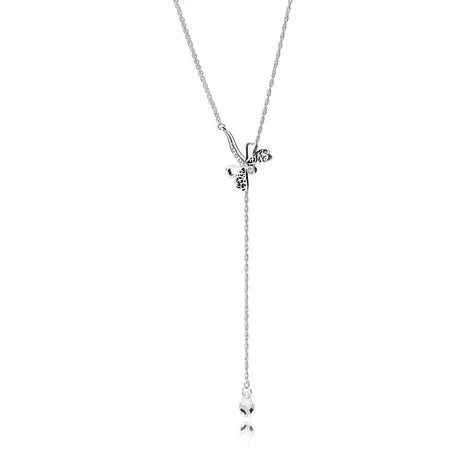 pandora dreamy dragonfly necklace 397104cz 65
