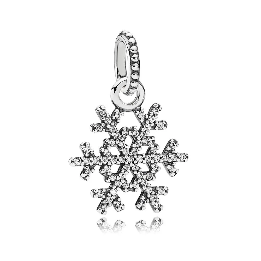 pandora snowflake halskjede anheng 390354cz