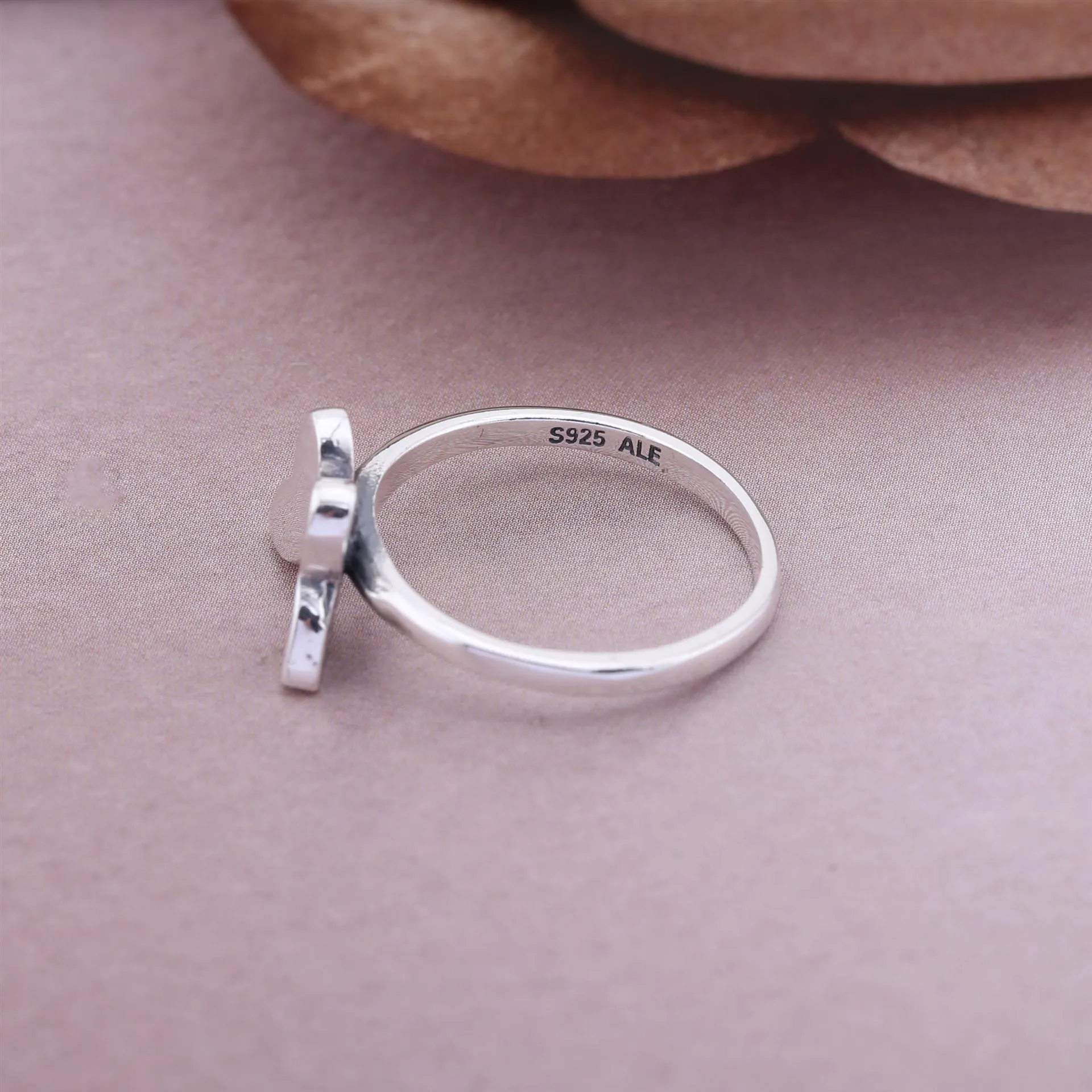 Pandora Butterfly silver ring with clear cubic zirconia - 190993CZ
