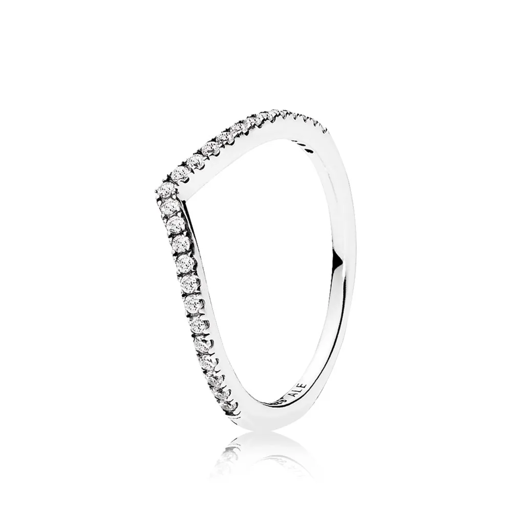 pandora funklende ønskebein ring 196316cz