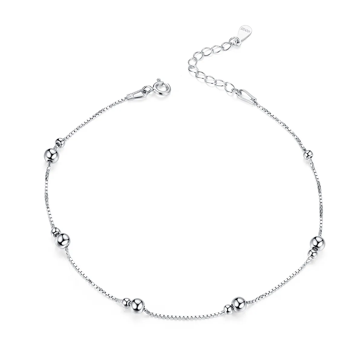 pandora style silver the relationship anklet sct005