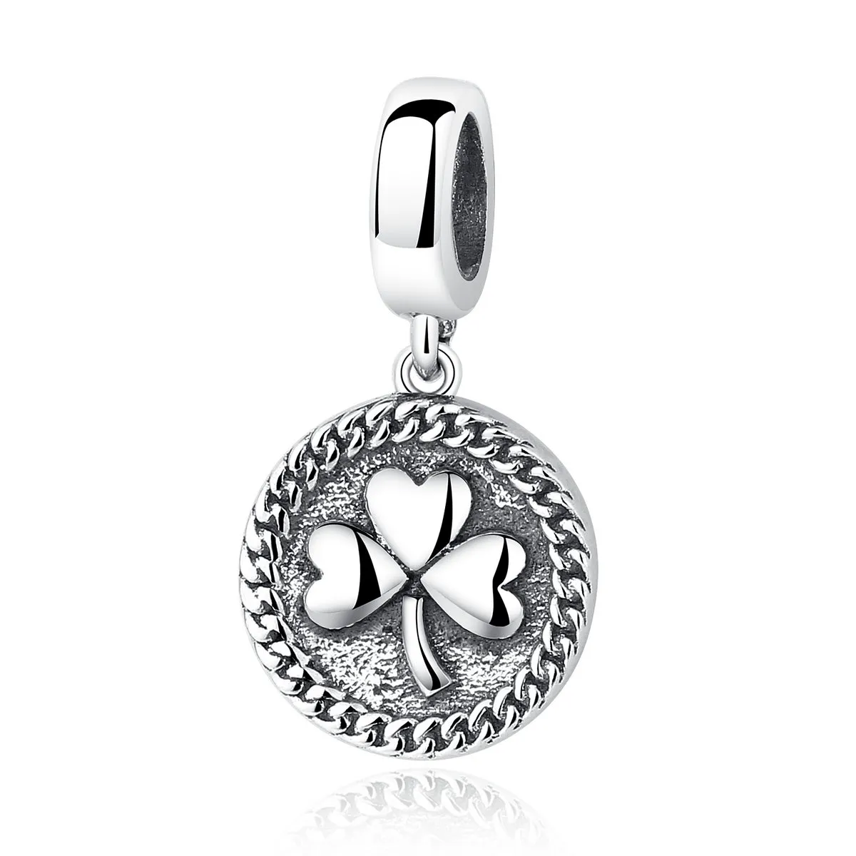pandora style silver clover dingle scc039