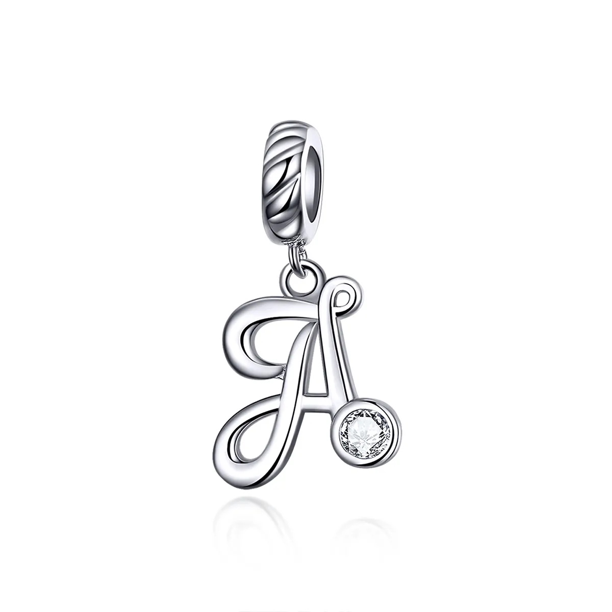 Pandora Style Silver Letter A Dingle - SCC1183-A