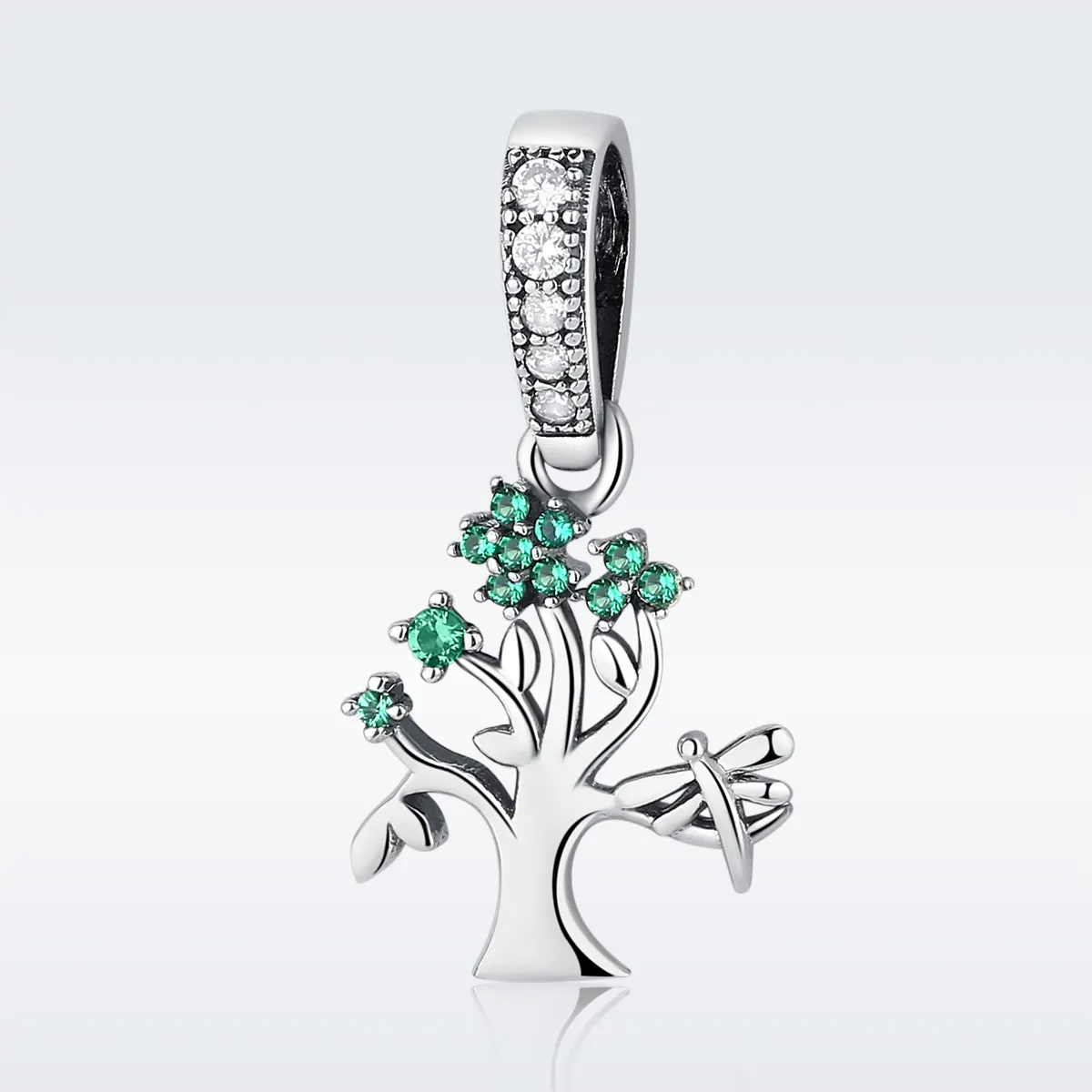pandora style silver life tree dangle scc117