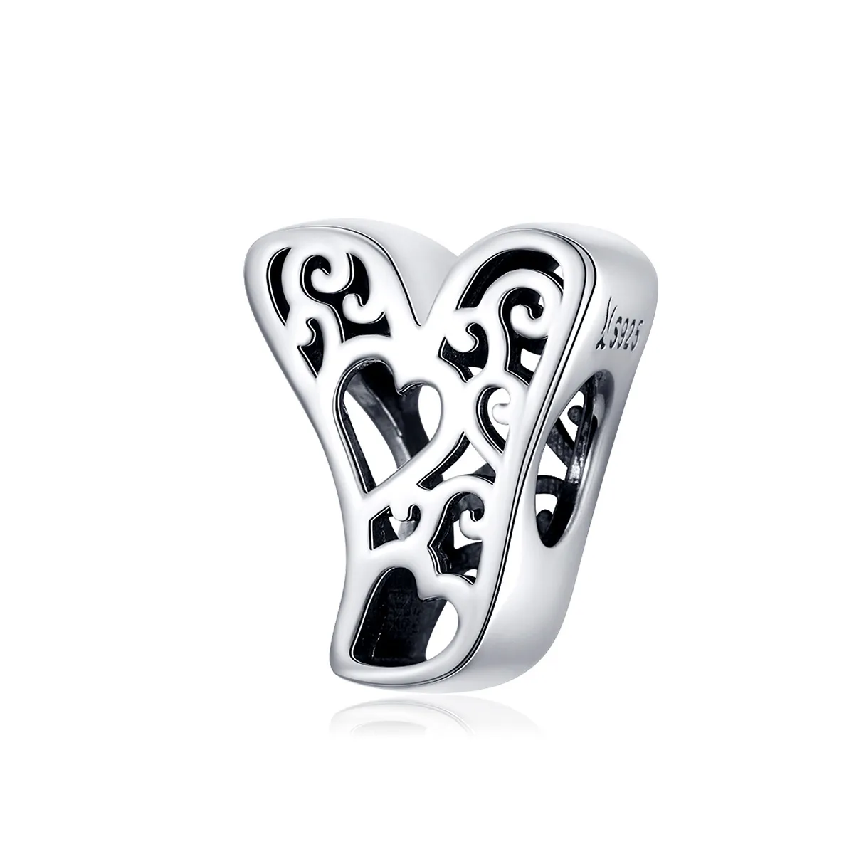 pandora style silver magic letter y charm scc1229 y
