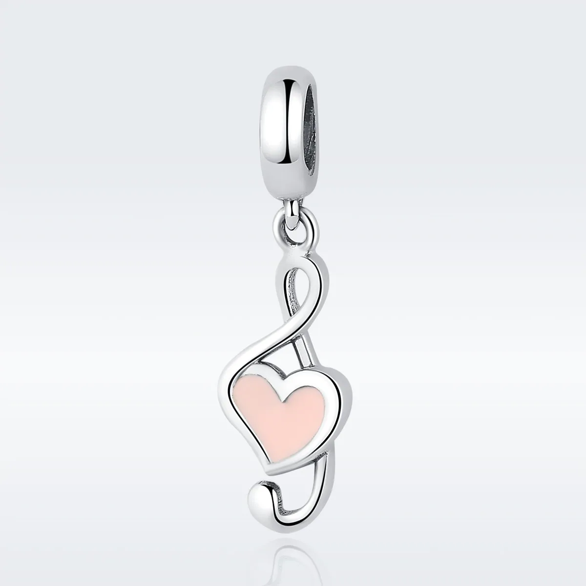 pandora style sølv musikknoter dangle scc110