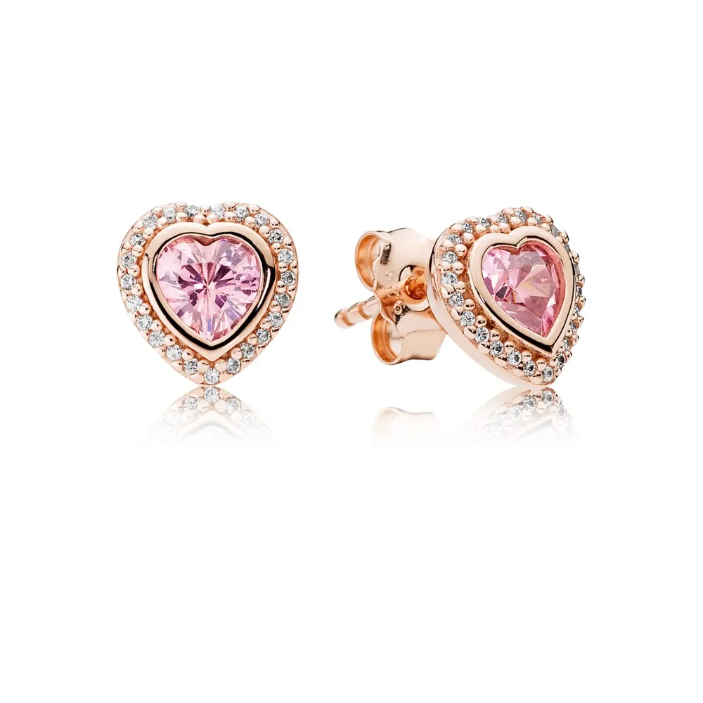 pandora rose sparkling love øredobber 280568pcz