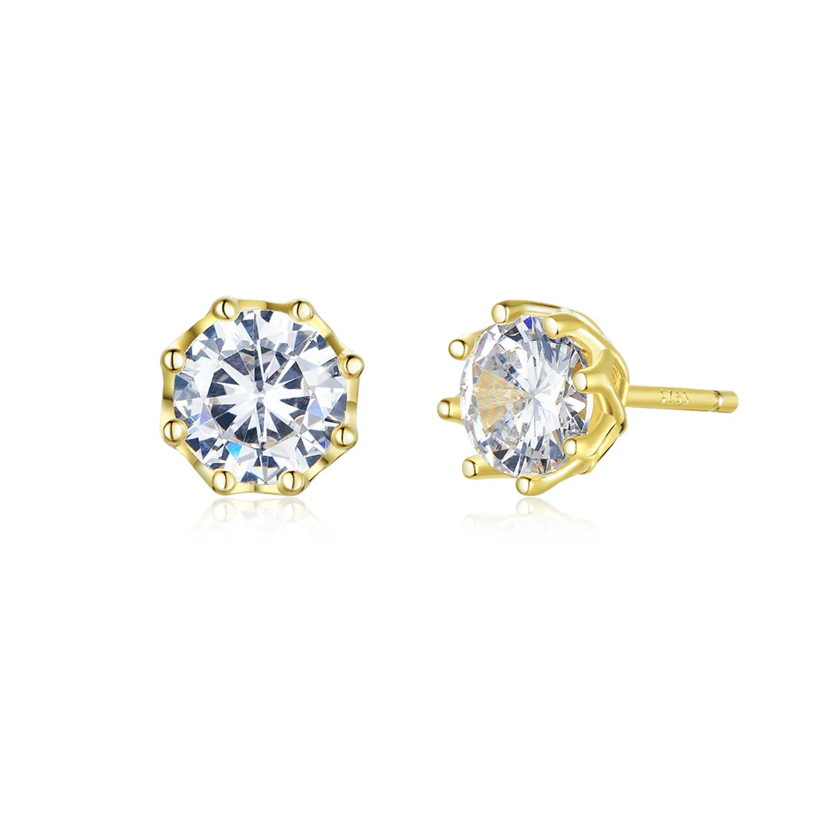 Pandora Style gullbelagte lette øredobber - SCE499-B