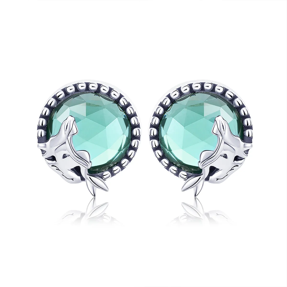 pandora style sølv love of mermaid øredobber sce383