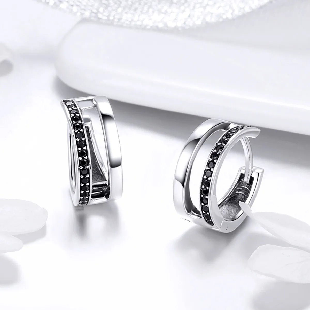 Pandora Style Sølv Pure Love Hoop øredobber - SCE444