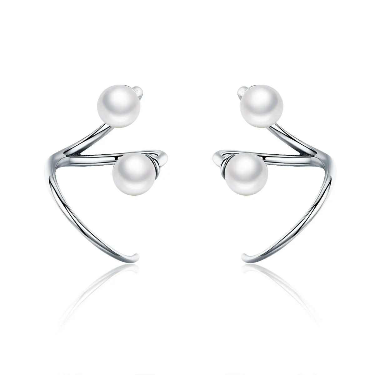 pandora style sølv tender you stud øredobber sce306