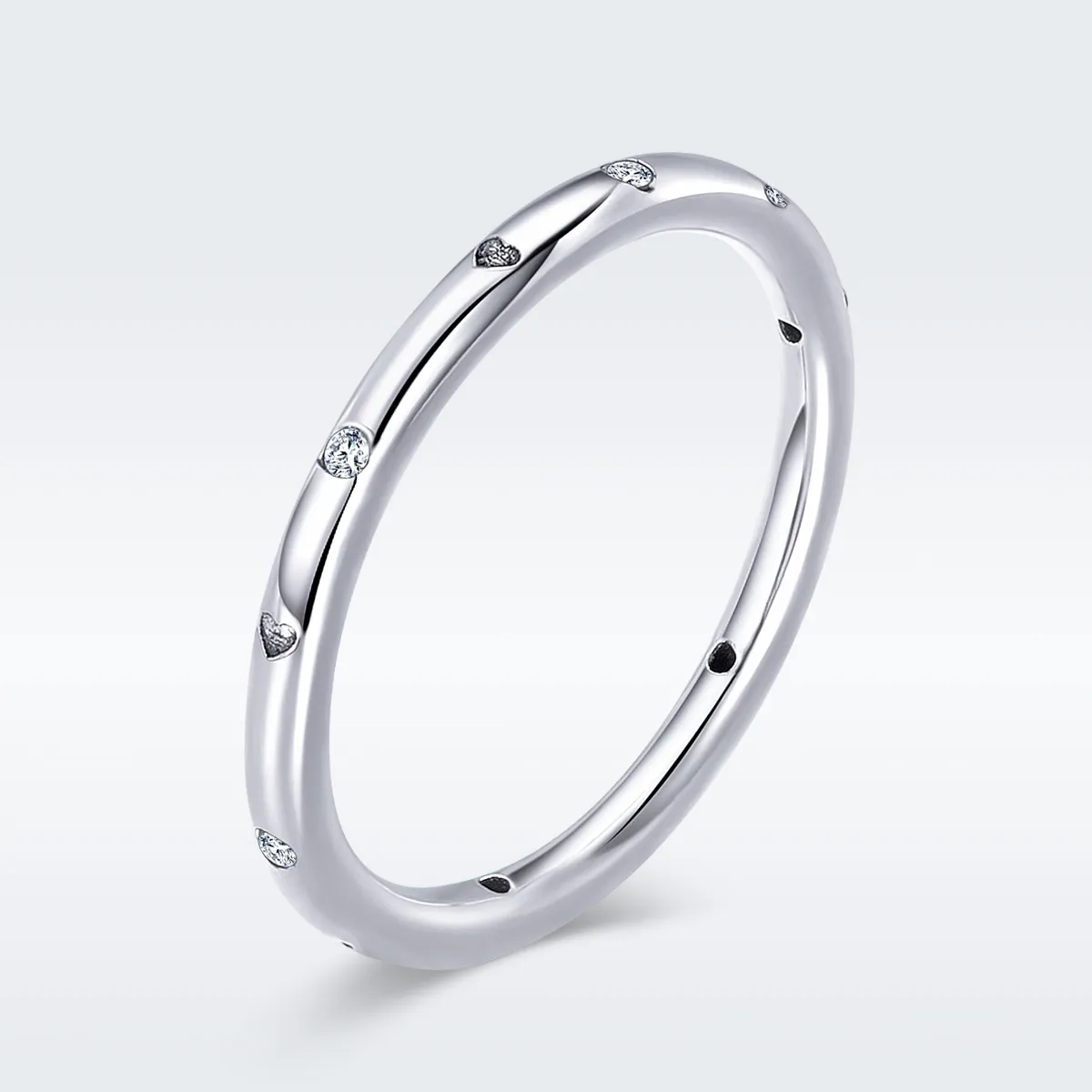 pandora style silver contracted alves ring scr374