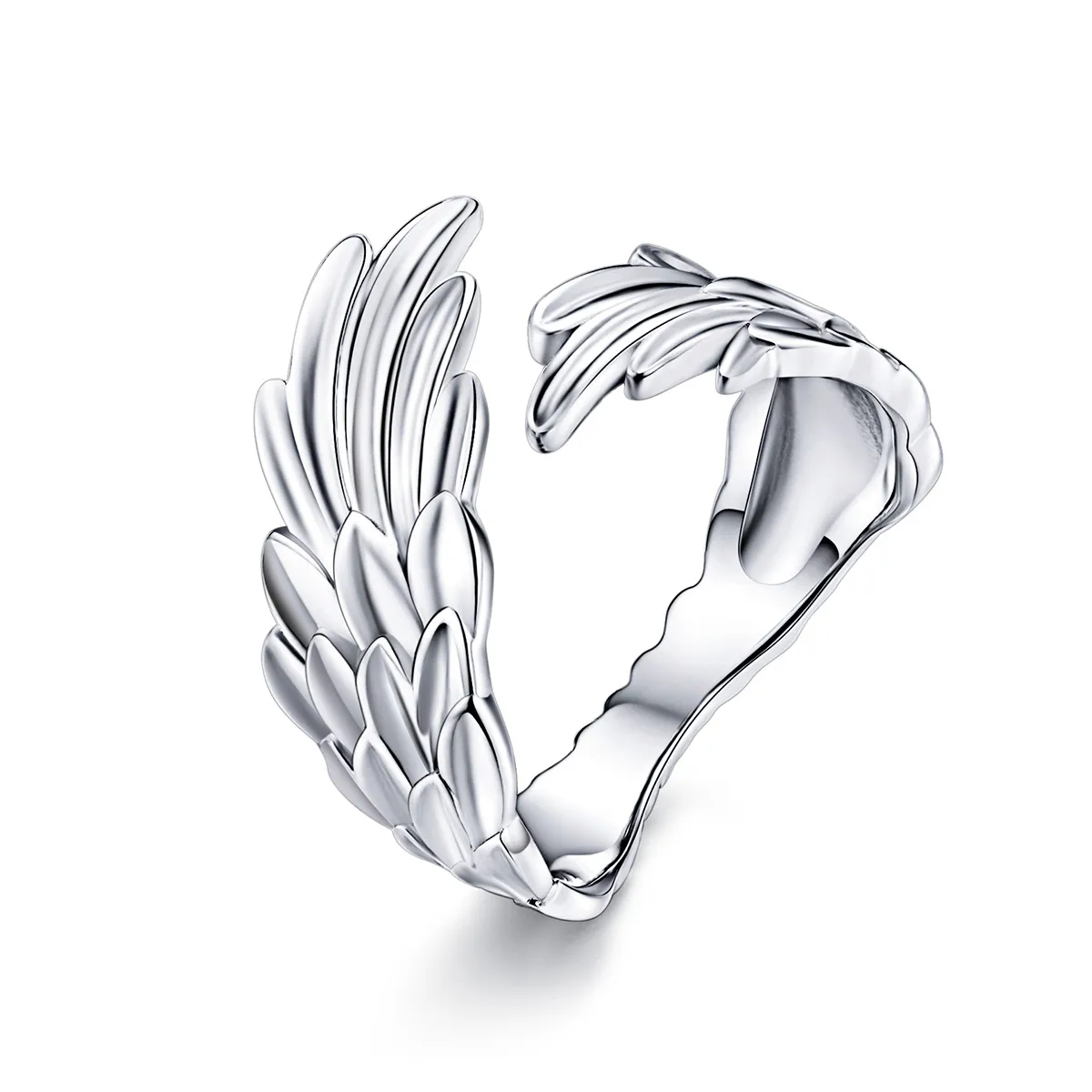 pandora style silver wings of hope ring scr512