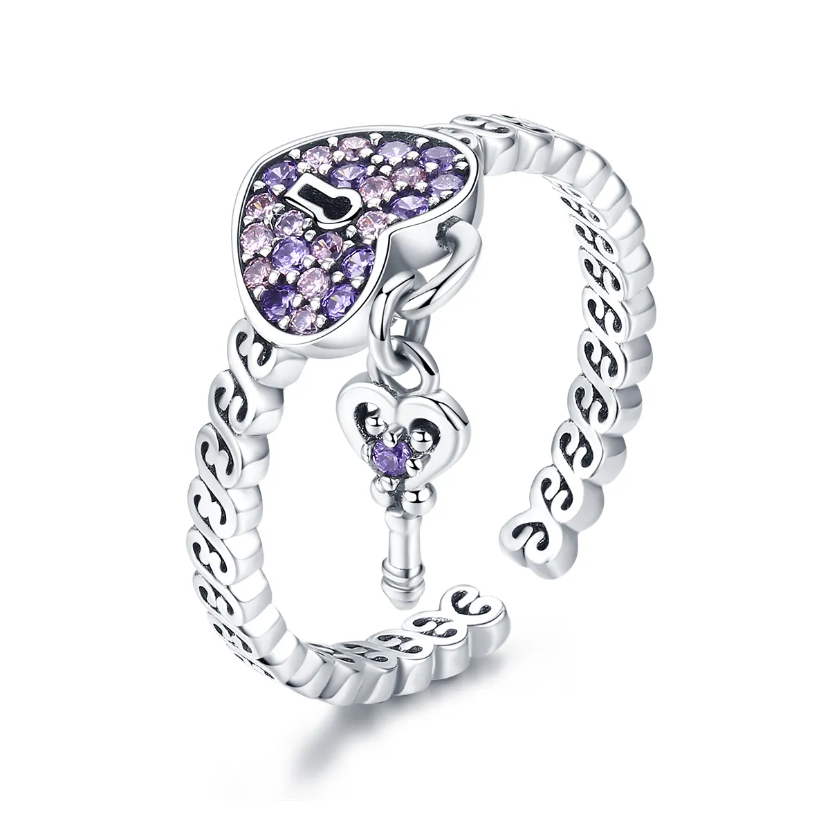 Pandora Style Sølv Sweet Promise Ring - SCR486